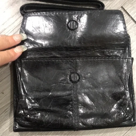 New Old Stock VTG HOBO Gale Leather Crossbody Bag
